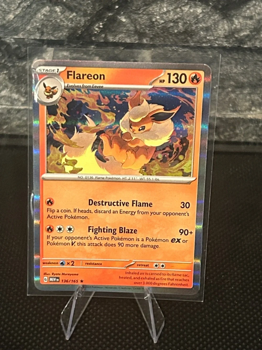 holographic flareon pokemon card - V SWSH179 - Black Star Promo - Alterante Art Holo have for your premier collection. Pokmon Card TCG Flareon Prismatic